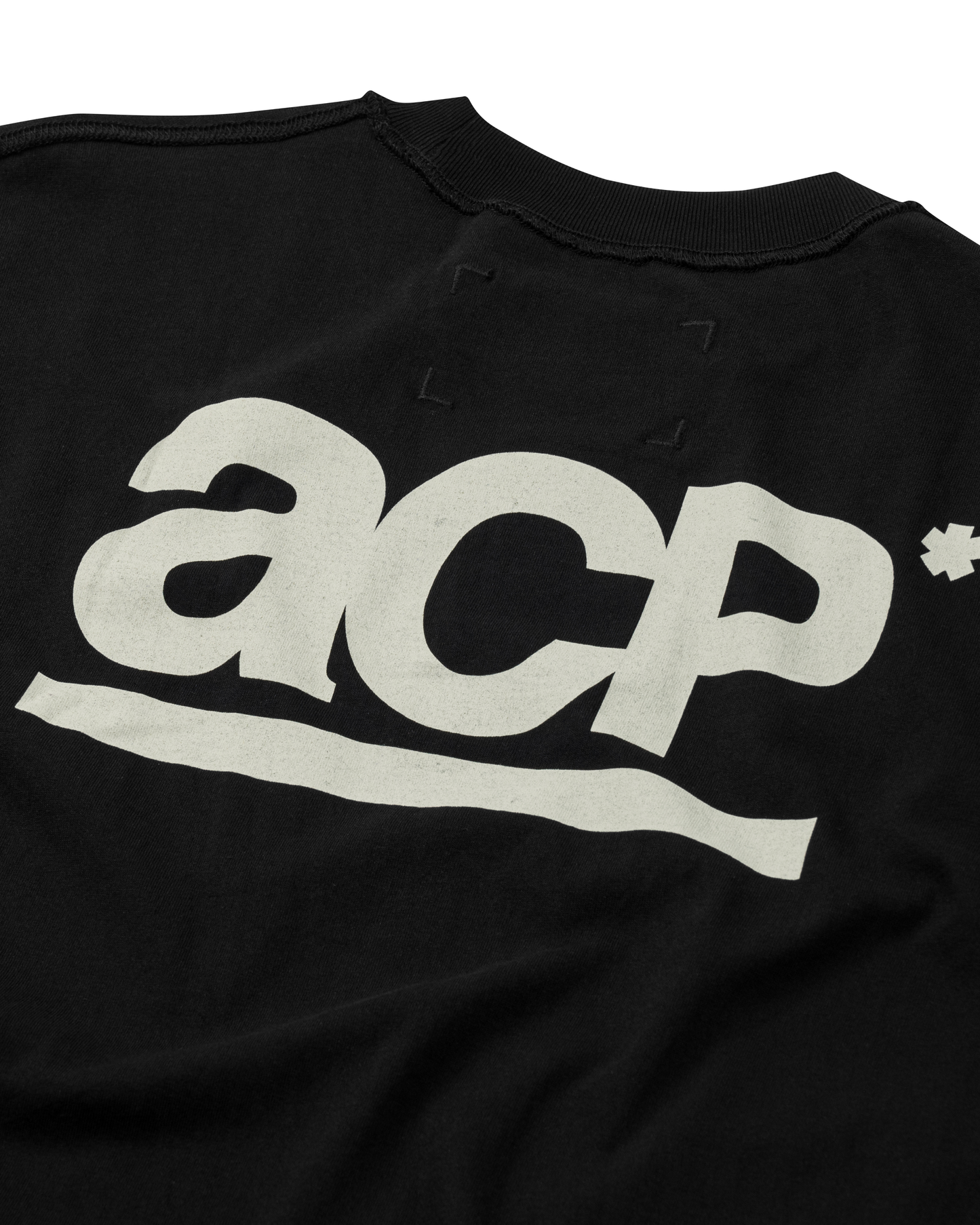 ACP "BASIC LOGO" BLACK BOXY T-SHIRT