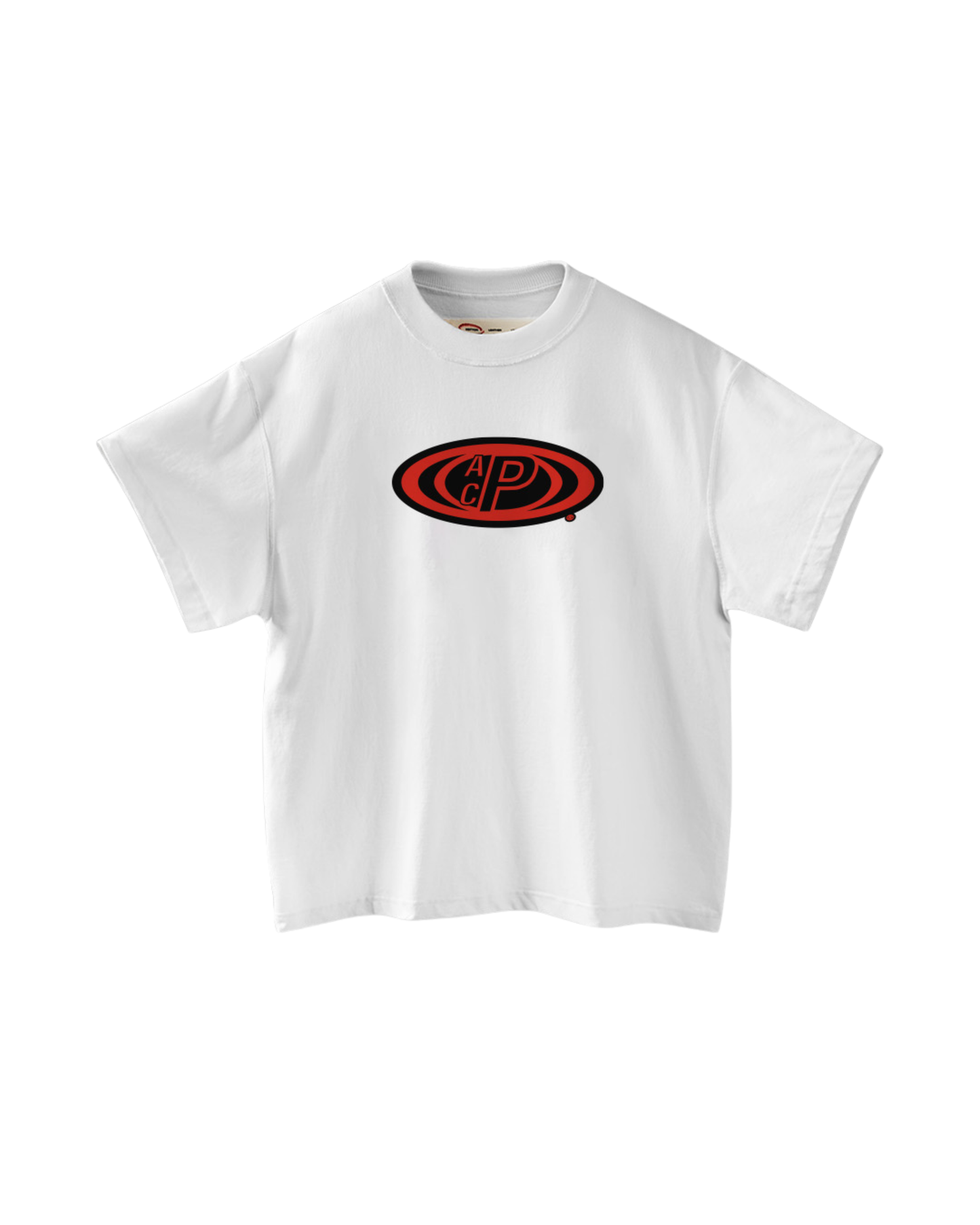 ACP "CYCLONE" WHITE BOXY T-SHIRT