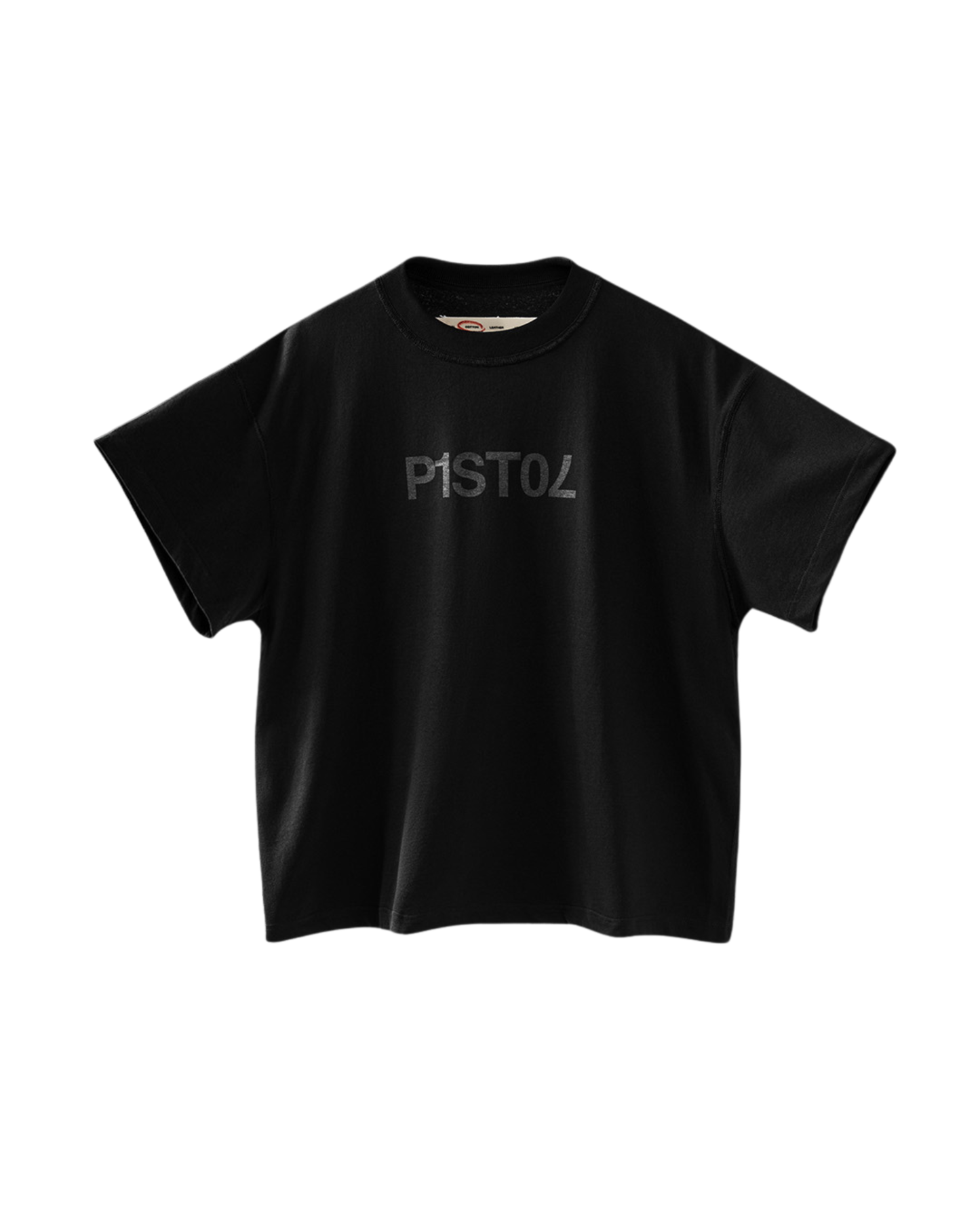 ACP "P1ST0L" BLACK BOXY T-SHIRT