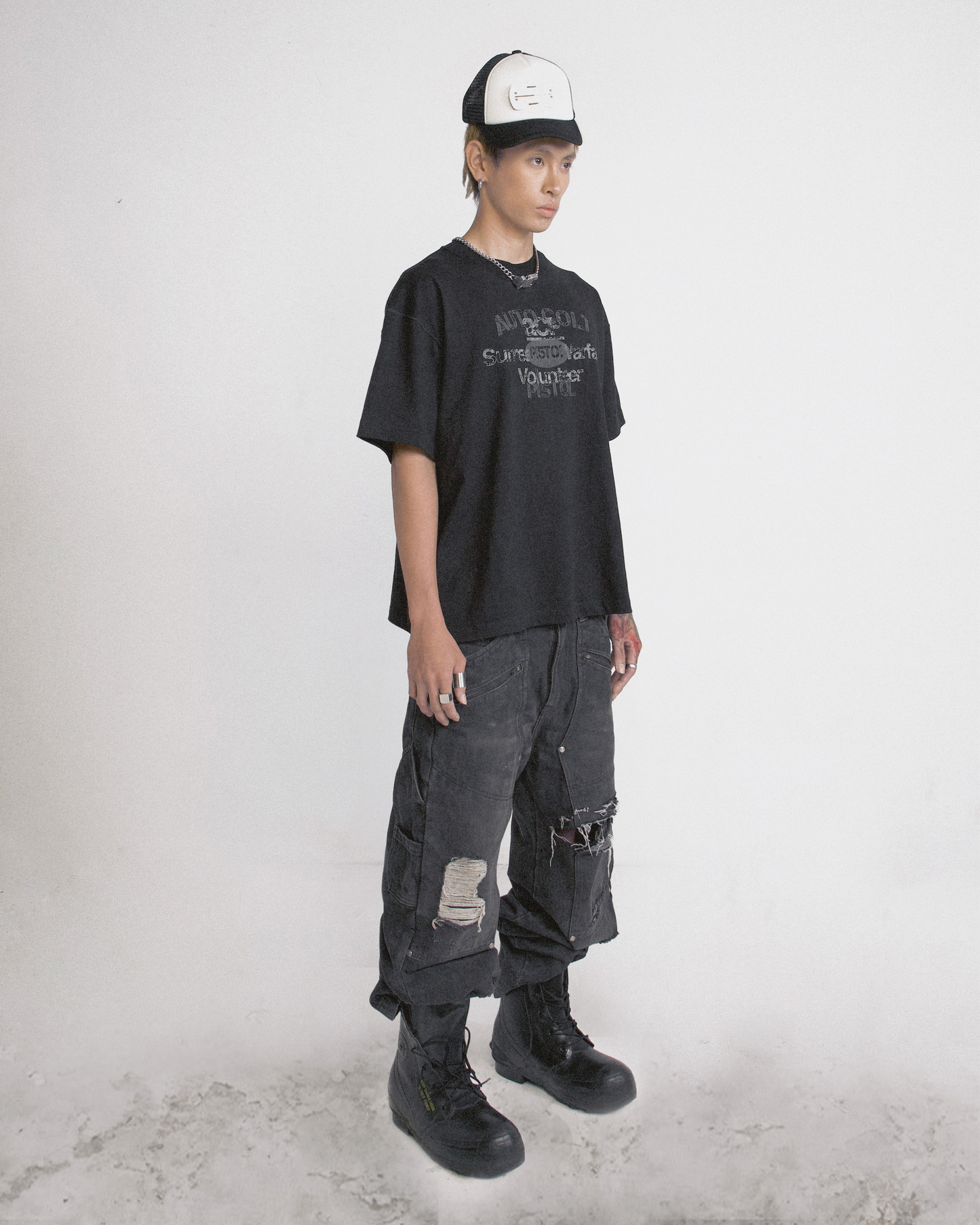 ACP "REPLICA" BLACK BOXY T-SHIRT