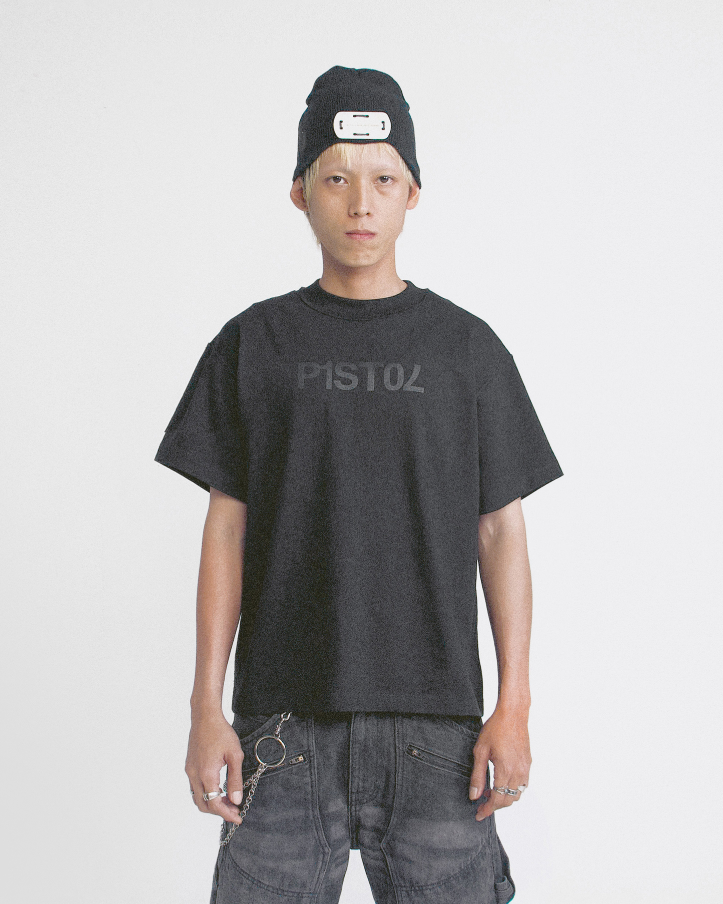 ACP "P1ST0L" BLACK BOXY T-SHIRT