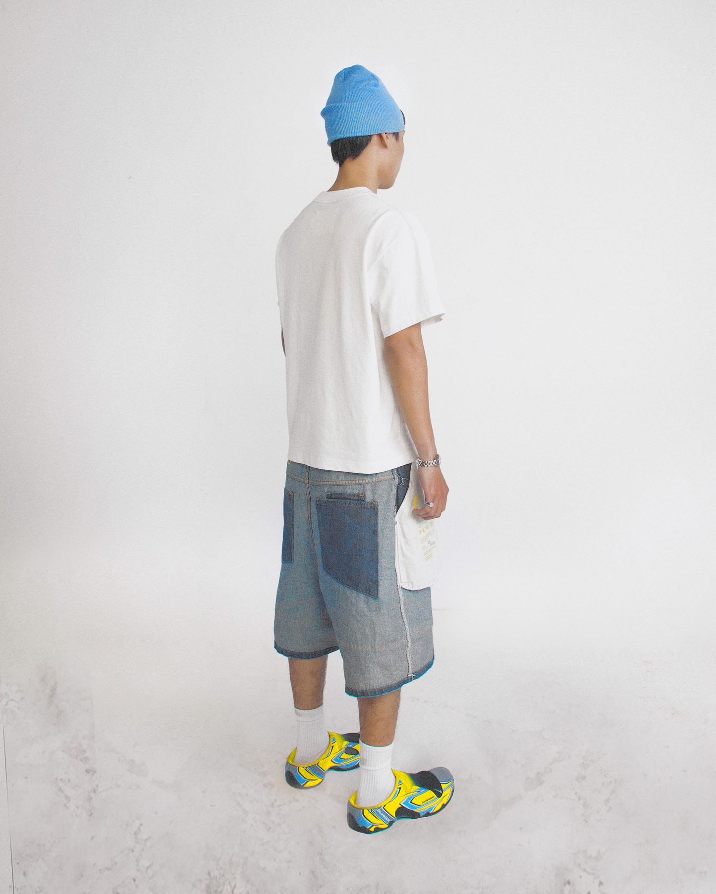 ACP "P*RN ST4R" WHITE BOXY T-SHIRT