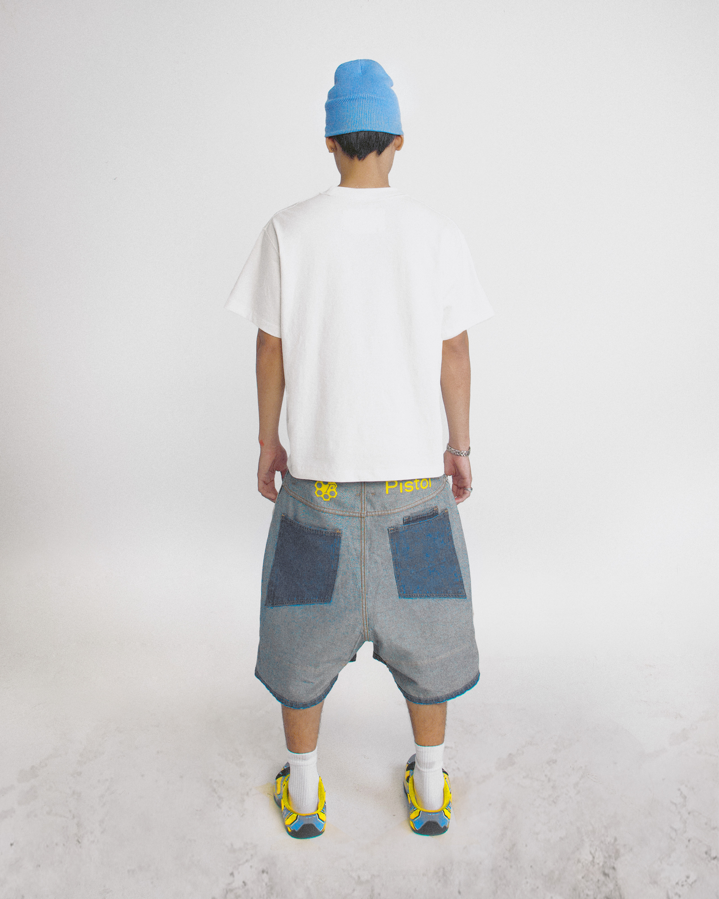ACP "P*RN ST4R" WHITE BOXY T-SHIRT