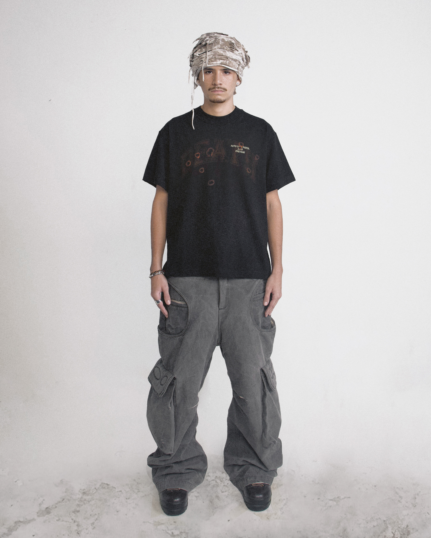 ACP "DEATH" BLACK BOXY T-SHIRT