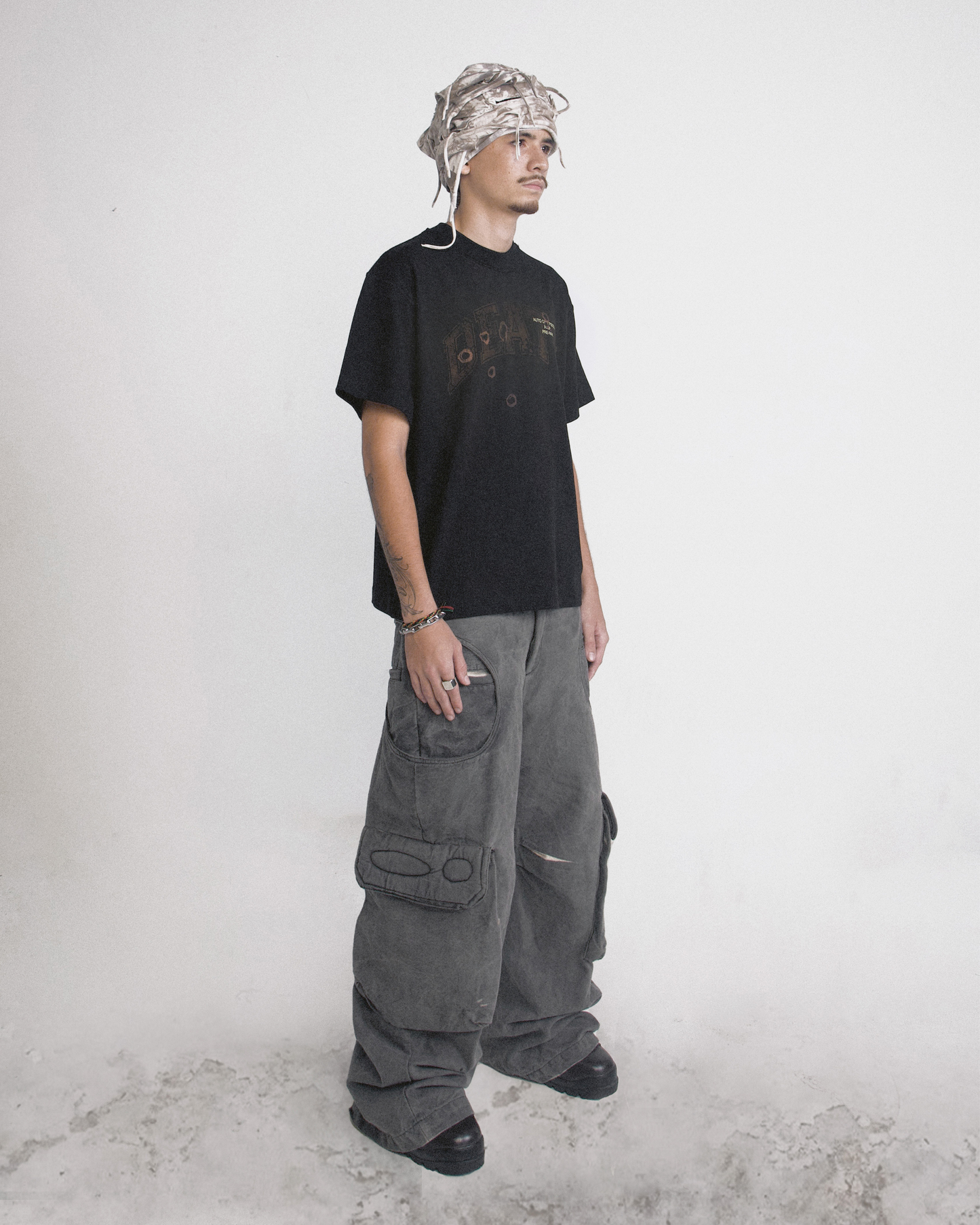 ACP "DEATH" BLACK BOXY T-SHIRT