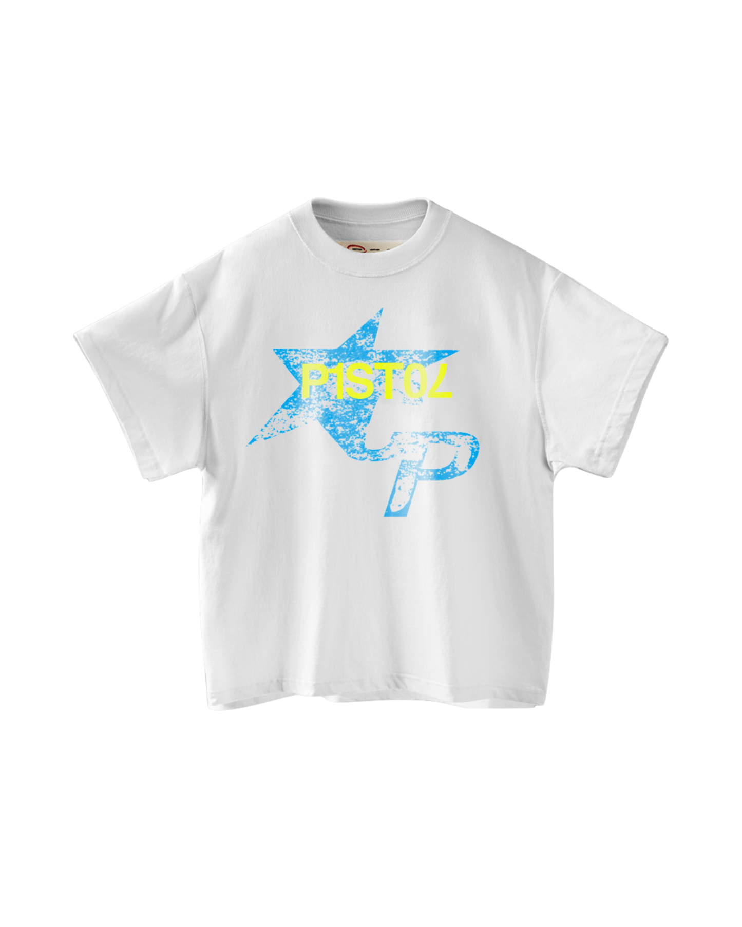 ACP "P*RN ST4R" WHITE BOXY T-SHIRT