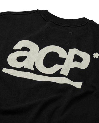 ACP "BASIC LOGO" BLACK BOXY T-SHIRT