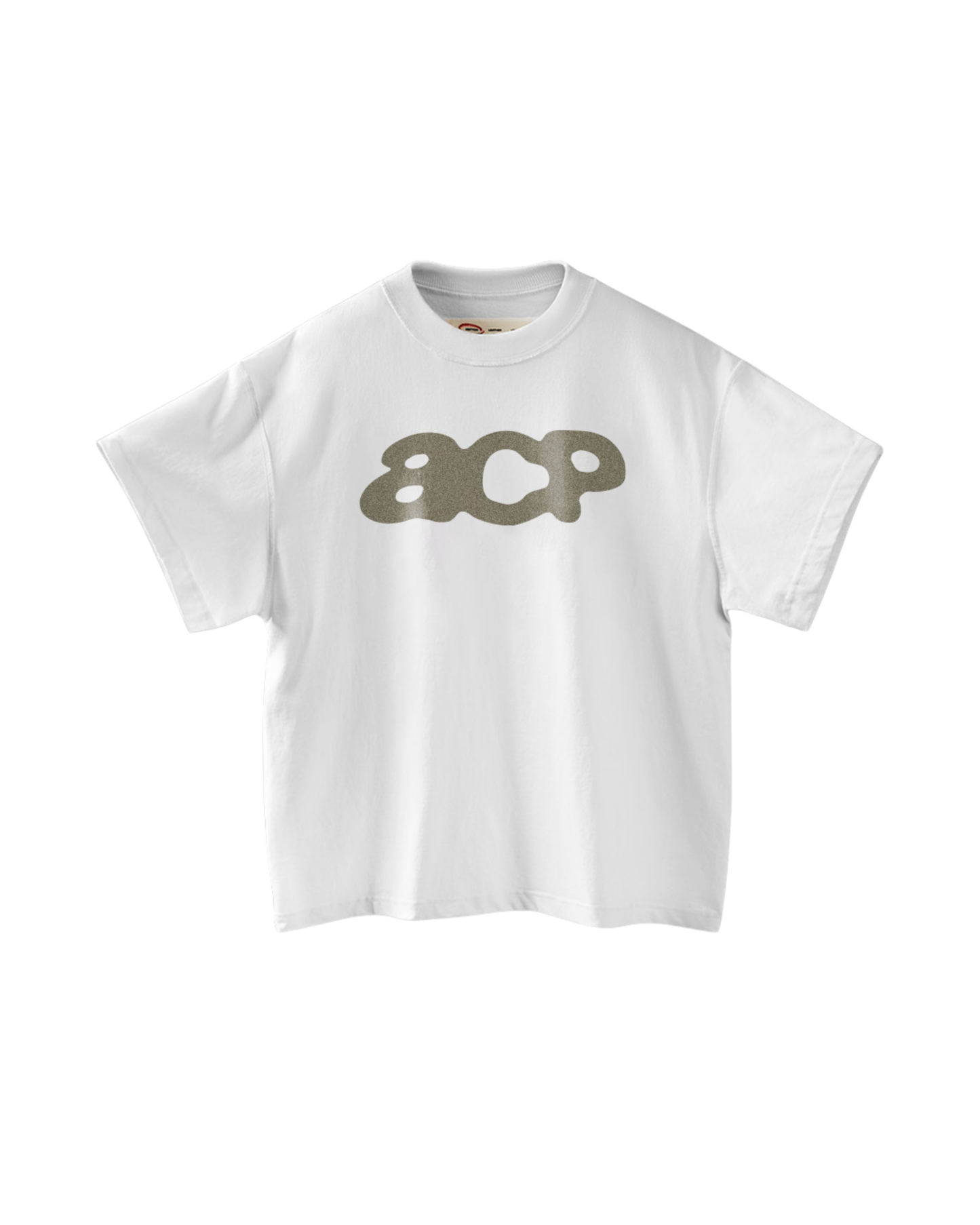 ACP "PULSE LOGO" WHITE BOXY T-SHIRT