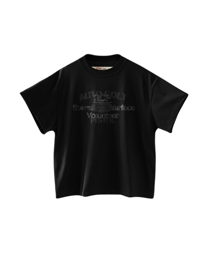 ACP "REPLICA" BLACK BOXY T-SHIRT
