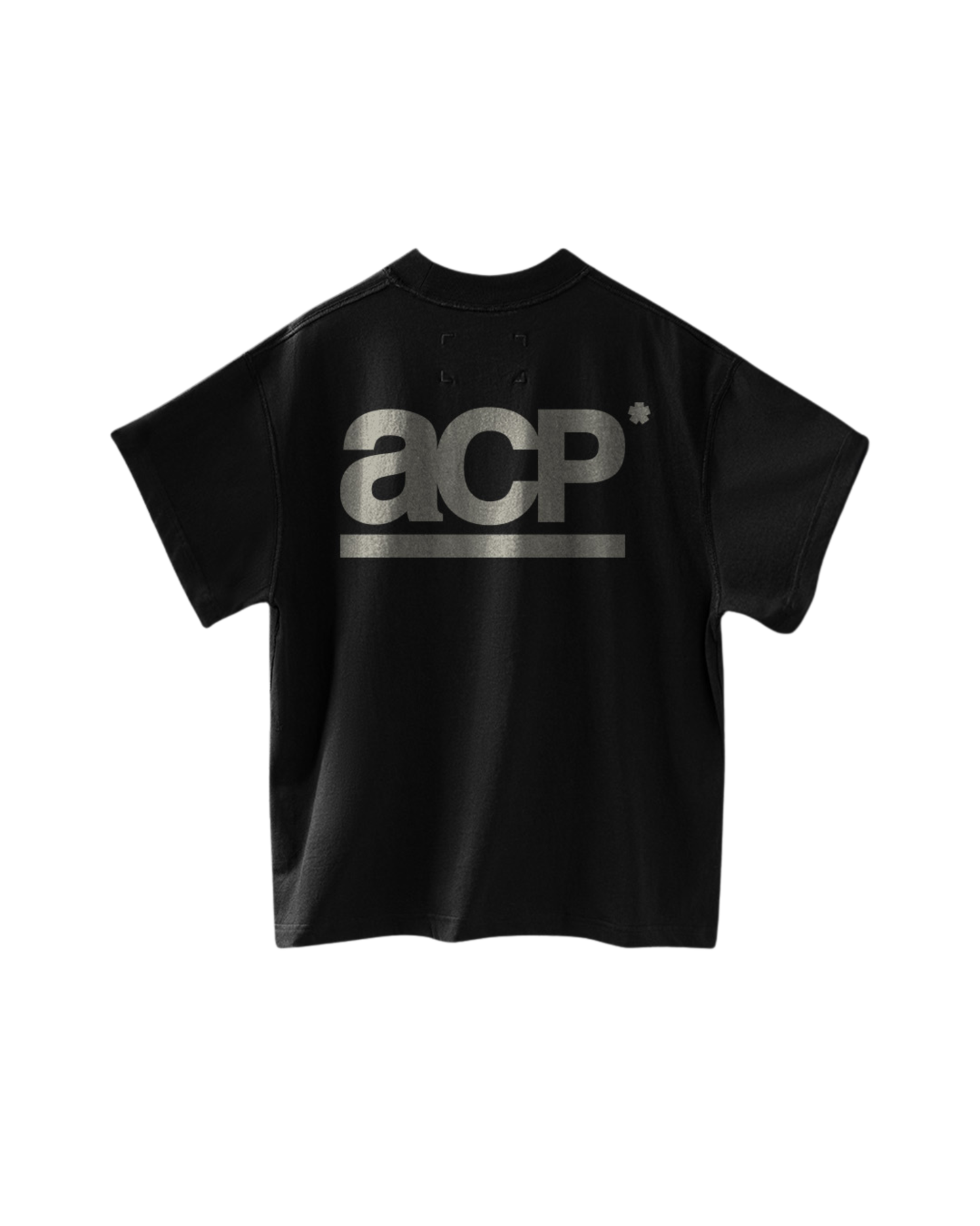 ACP "BASIC LOGO" BLACK BOXY T-SHIRT
