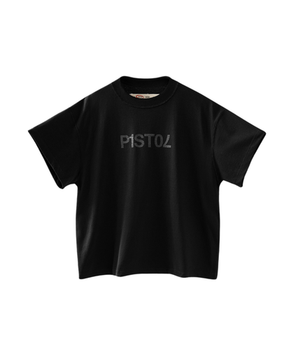 ACP "P1ST0L" BLACK BOXY T-SHIRT
