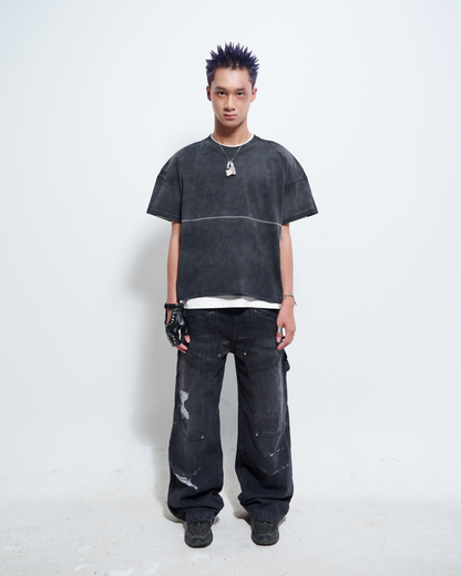 Pistol Destroyed Baggy Jeans
