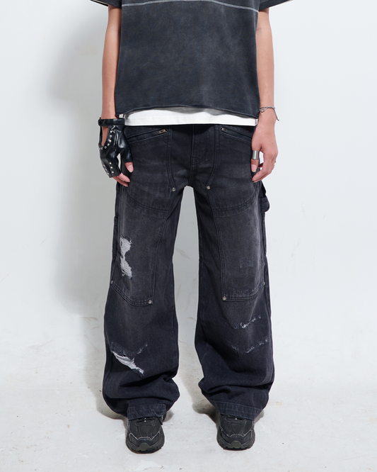 Pistol Destroyed Baggy Jeans