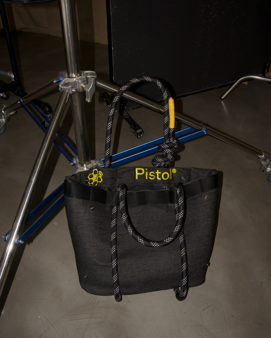 Pistol Raw Denim Tote Bag