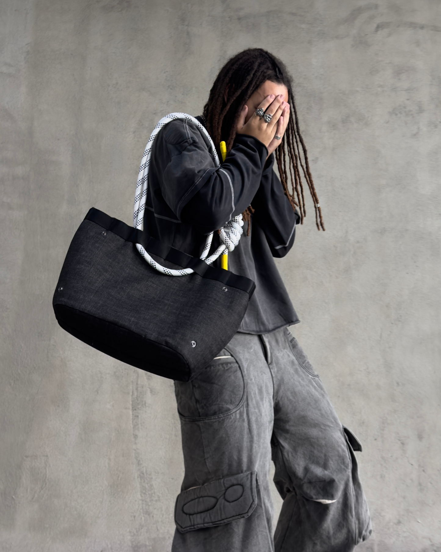 Pistol Raw Denim Tote Bag