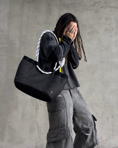 Pistol Raw Denim Tote Bag