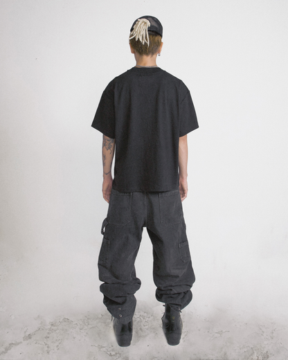 ACP "REPLICA" BLACK BOXY T-SHIRT
