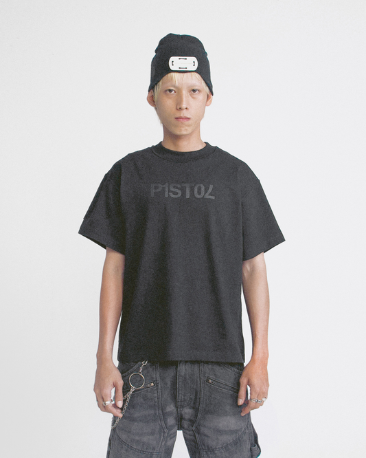 ACP "P1ST0L" BLACK BOXY T-SHIRT