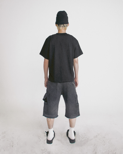 ACP "P1ST0L" BLACK BOXY T-SHIRT
