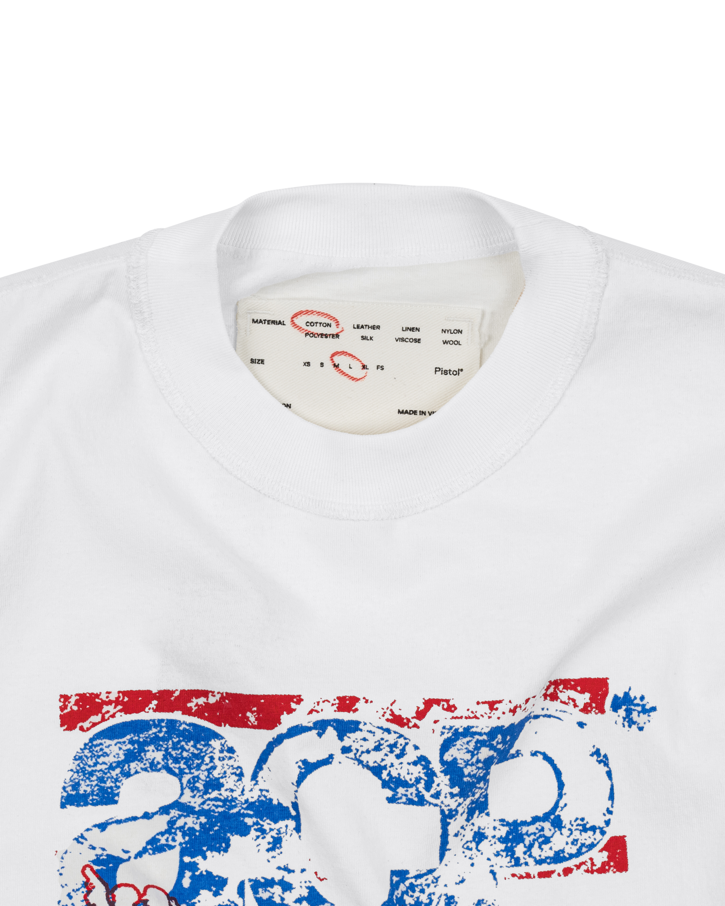 ACP "BLEU BLANC ROUGE" WHITE BOXY T-SHIRT