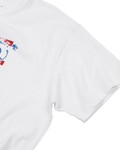 ACP "BLEU BLANC ROUGE" WHITE BOXY T-SHIRT