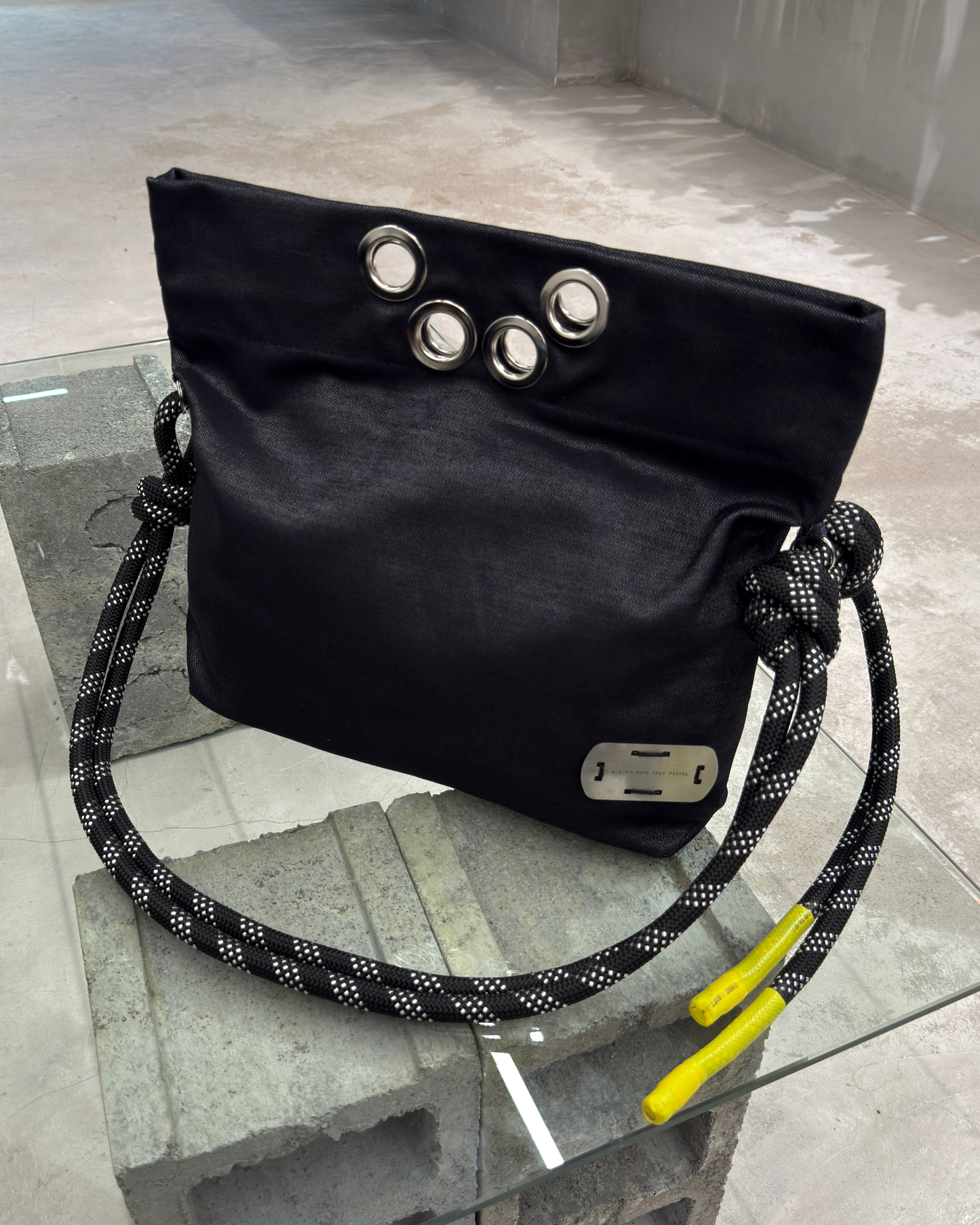 Pistol Dark Metallic Denim Kitbag